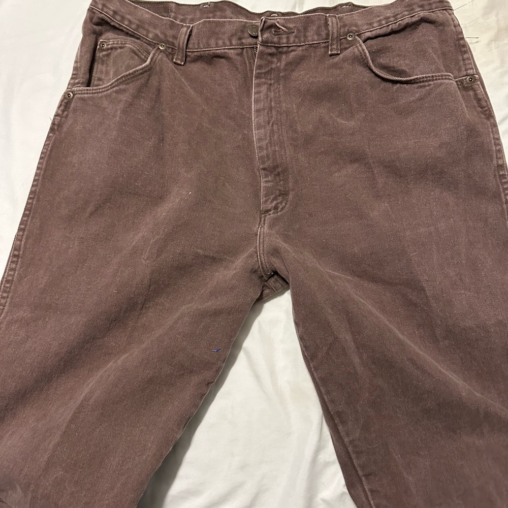 Wrangler brown jeans - Picture 4 of 5